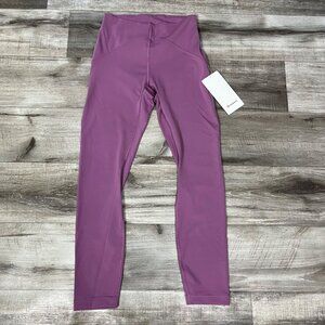 Lululemon Athletic InStill HR Tight Yoga Pants 25” Vintage Plum Women’s Size 6